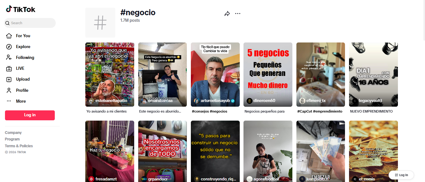 #negocio ayuda a los usuarios a encontar distintas empresas