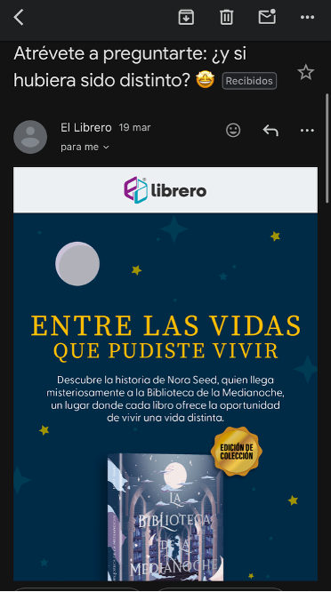 Email marketing para El Librero