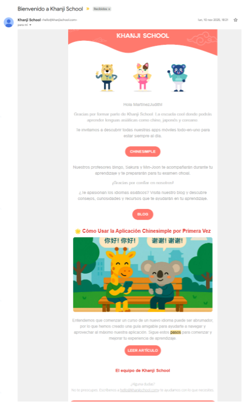 Emails de carrito abandonado ofrece paso a paso para mostrar cómo utilizar una aplicación de aprendizaje