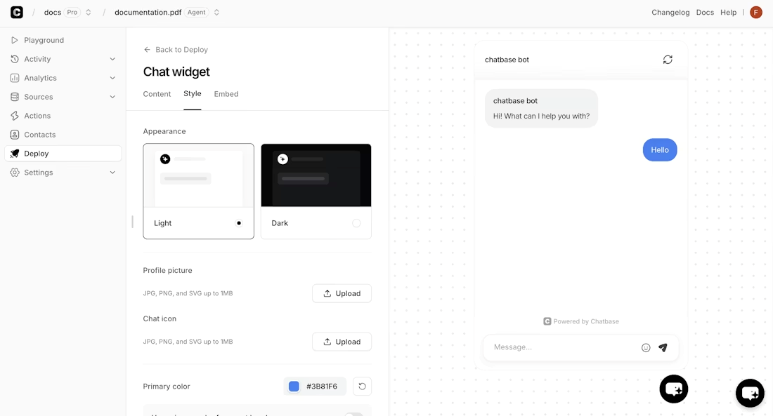 Building an AI agent
