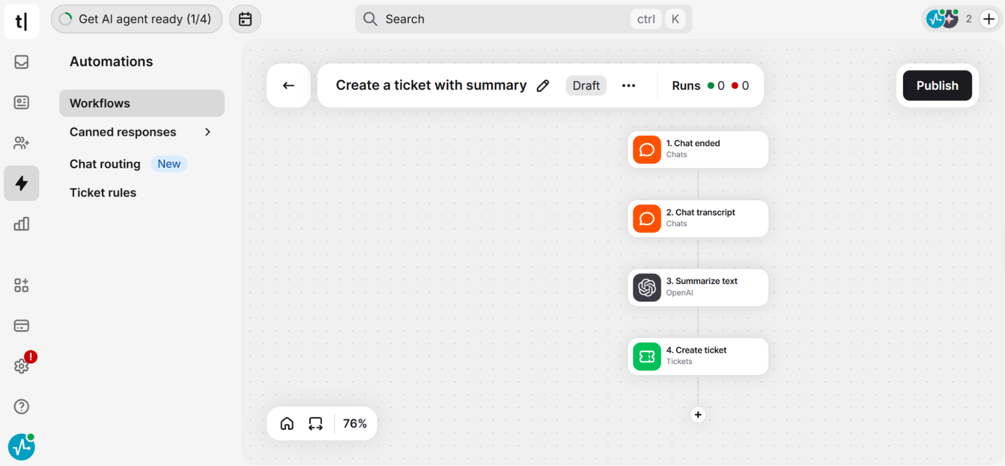 flow template in ChatBot