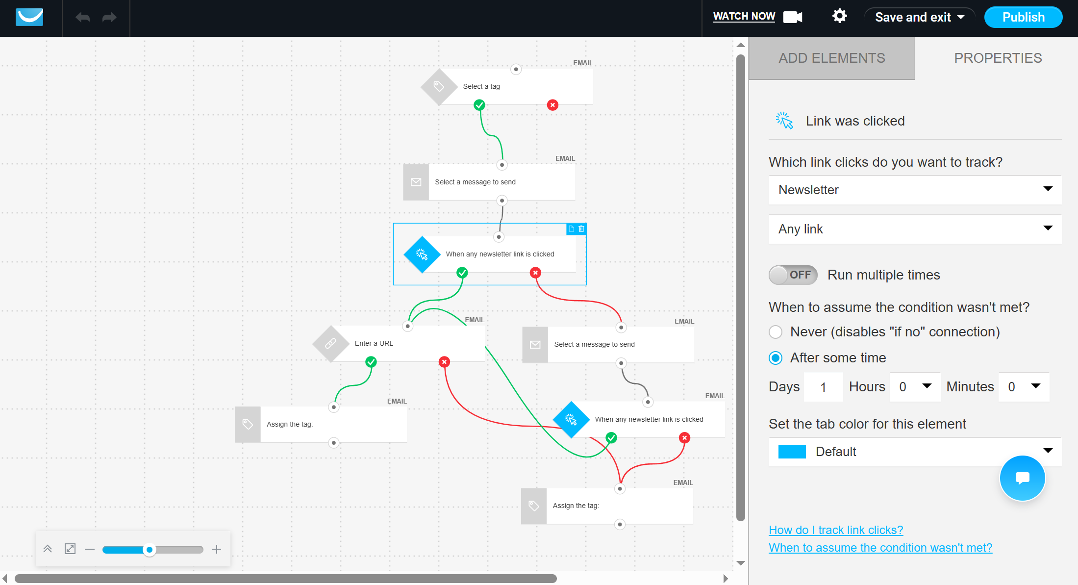 GetResponse automation builder 