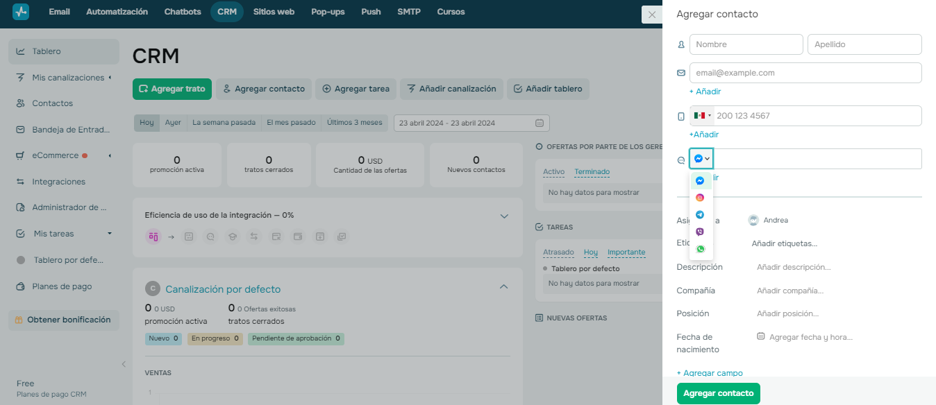 CRM de SendPulse