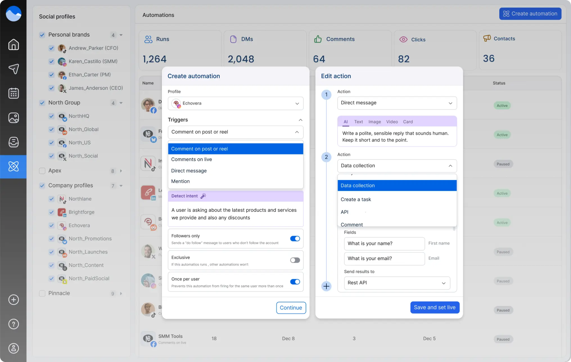 Creating an Instagram DM automation