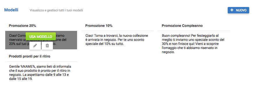 modelli SMS in Skebby