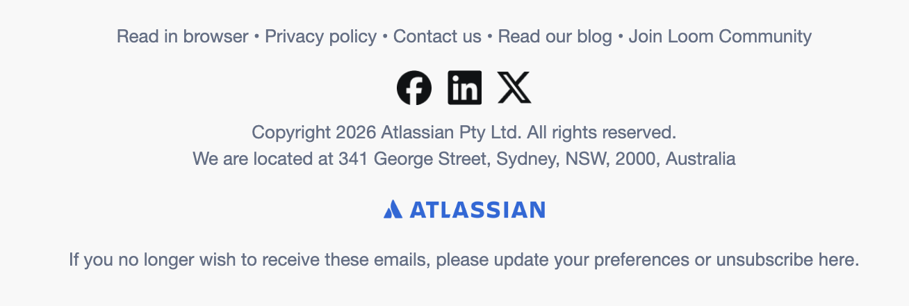 example of a CAN-SPAM-compliant email footer