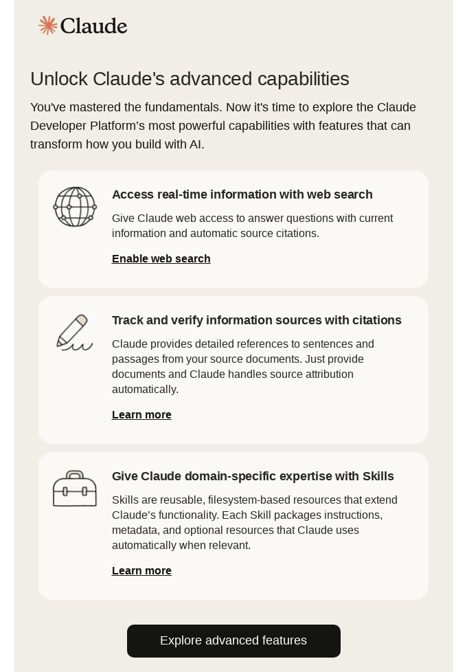 Claude introduces its advanced features
