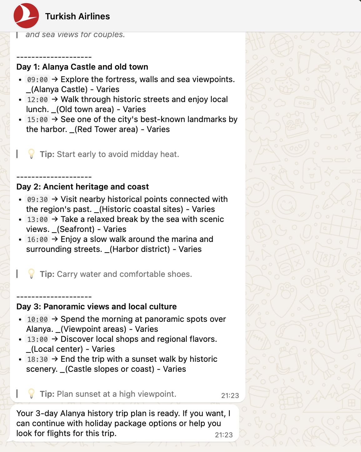 WhatsApp chatbot qualifies leads