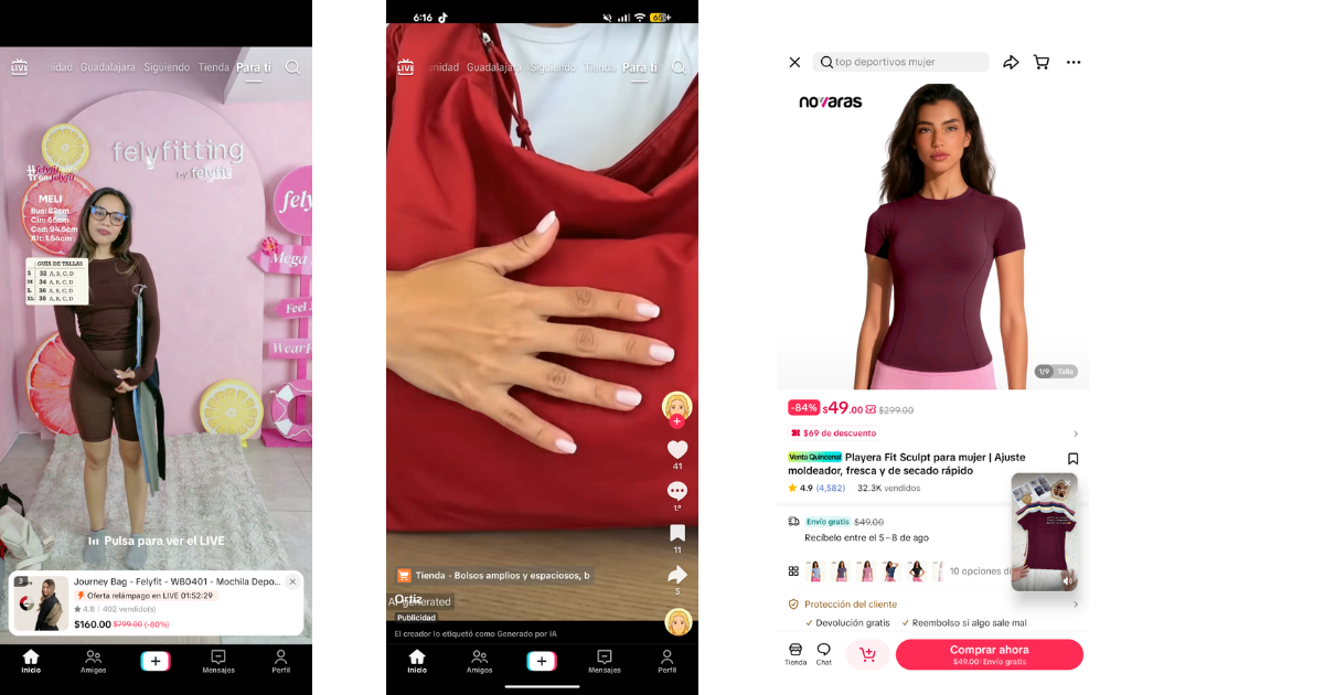 Hay distintos formatos de cómo vender en TikTok Shop