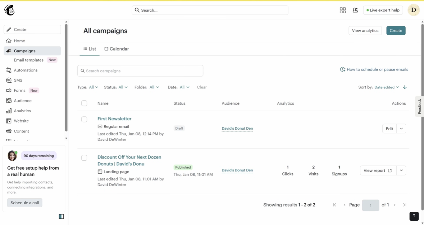 Mailchimp ayuda con la automatización del marketing