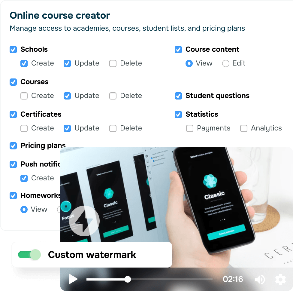 Keep your content protected