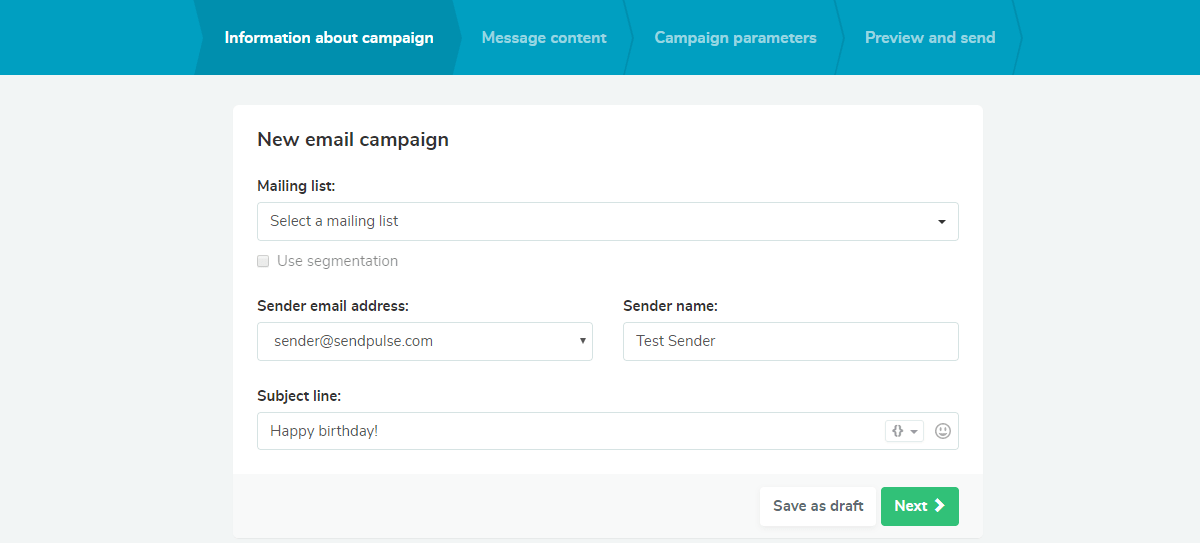 Information about Campaign