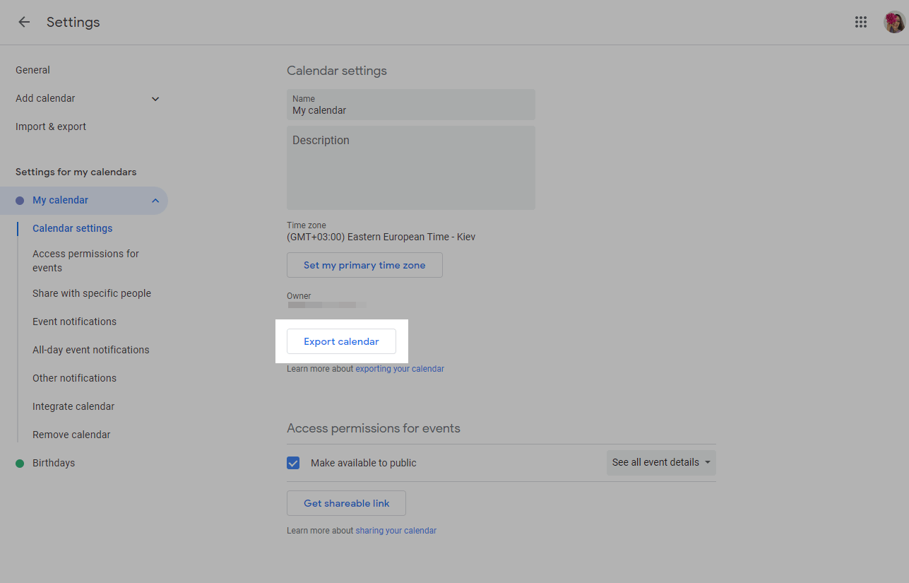 how to add event to google calendar from ics file