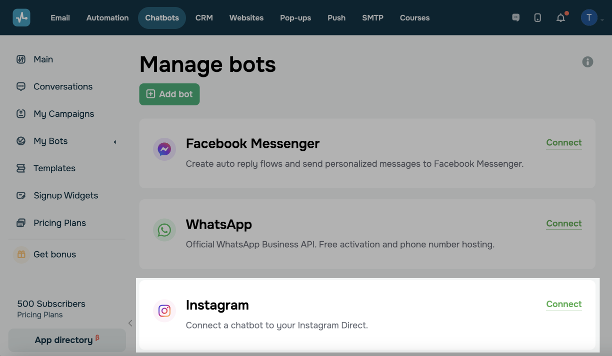 Instagram chatbots: what they are and how to make them