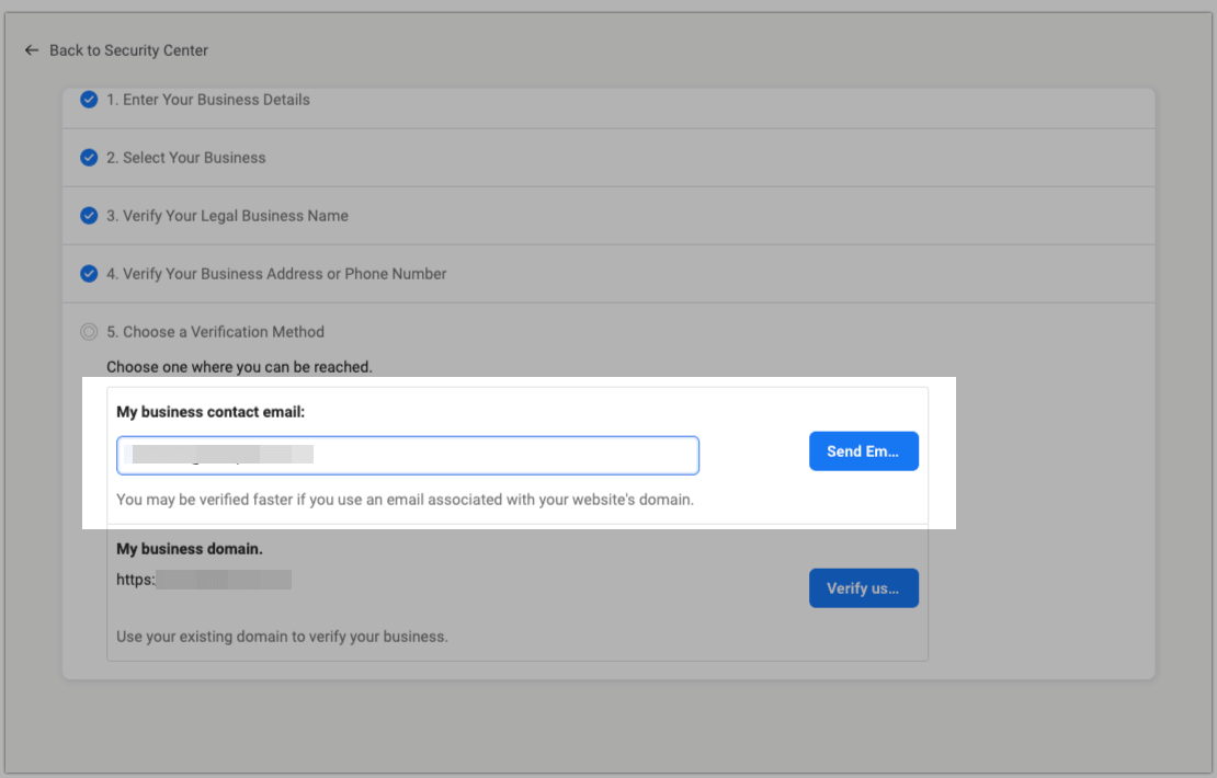 Verification problem in Facebook Business Manager - Data Driven Tool
