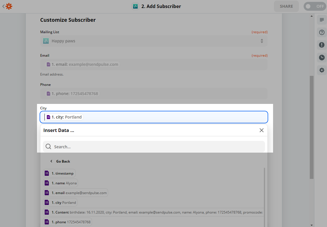 Integrate SendPulse with other services using Zapier | SendPulse