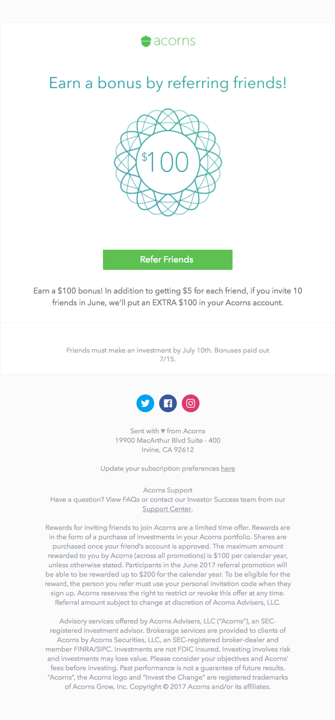 A referral program A referral program
