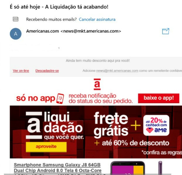 Exemplos de marketing direto