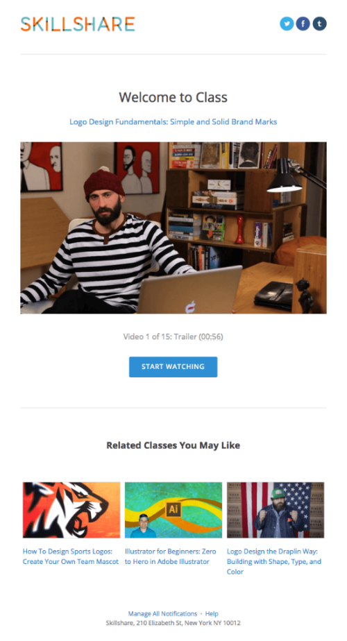 Correo electrónico de venta cruzada