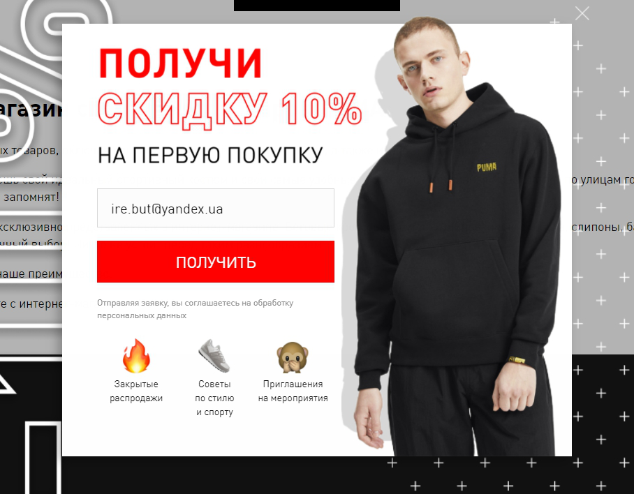 Форма подписки и лид-магнит