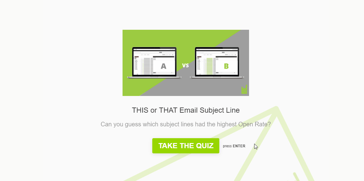 Email quiz