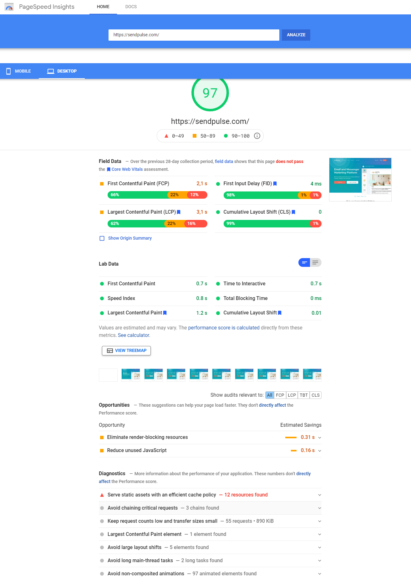 Page Speed Insights