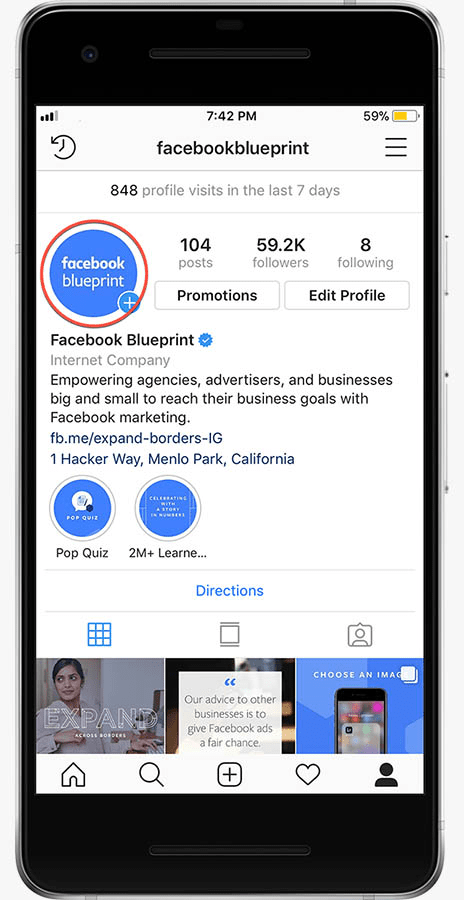 Adding a profile photo