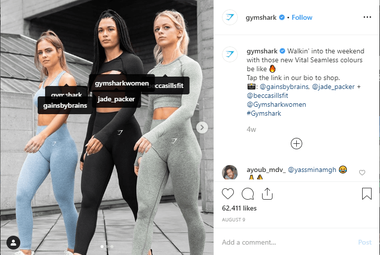 User-generated content on Instagram