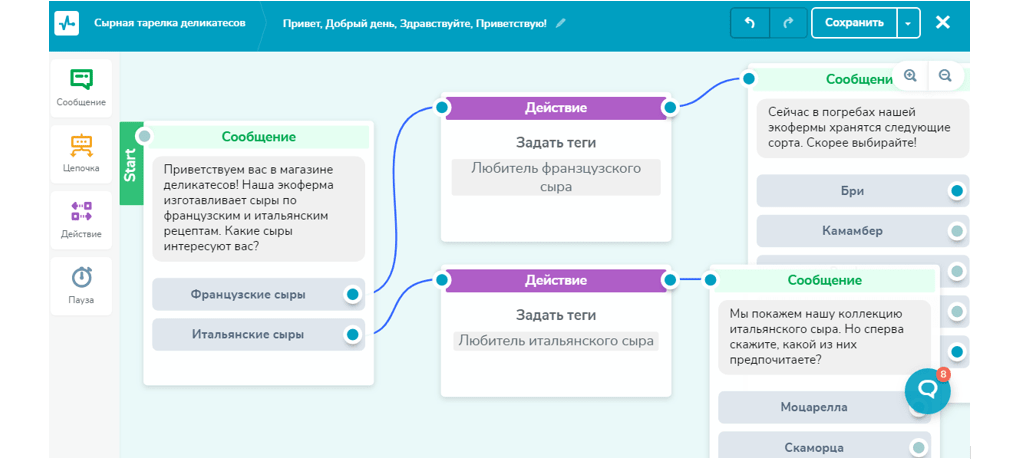 Чат-бот в SendPulse