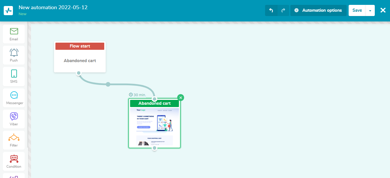 Creating a trigger campaign