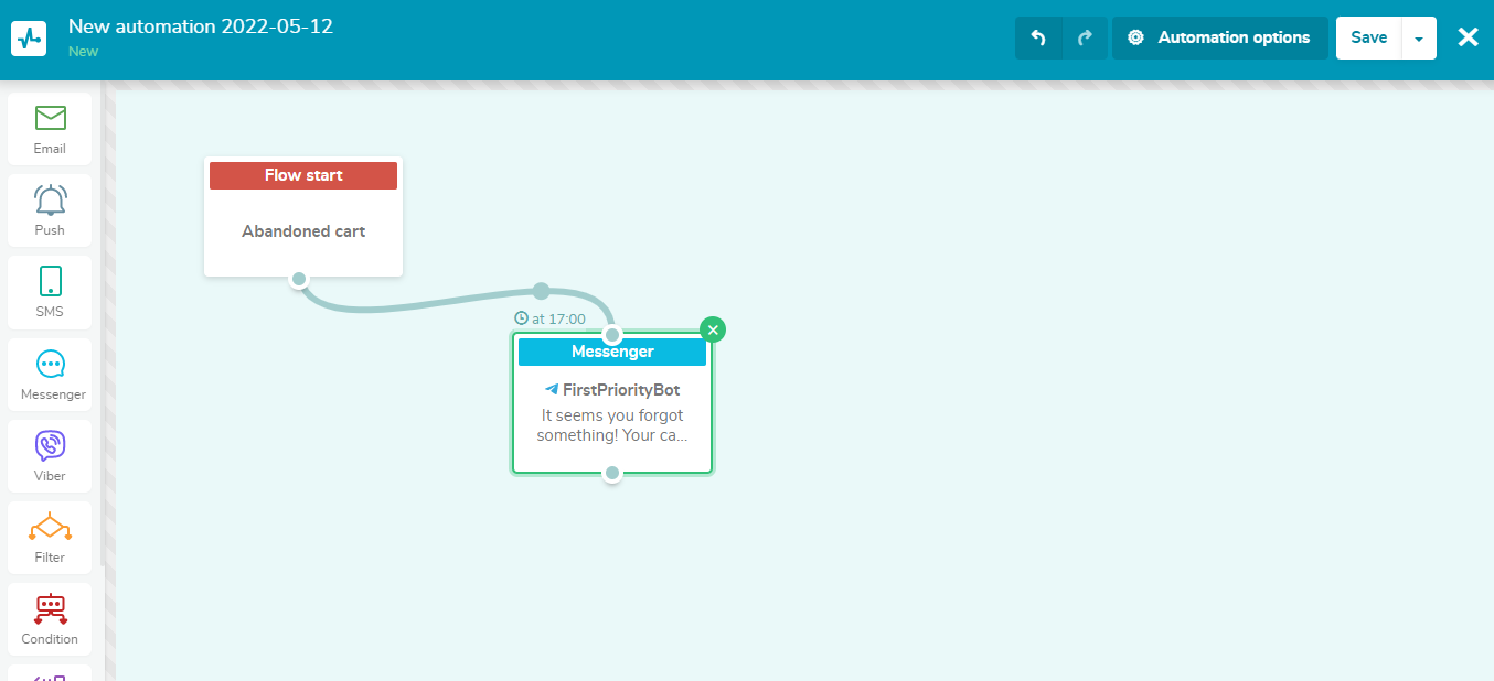 Creating a trigger campaign
