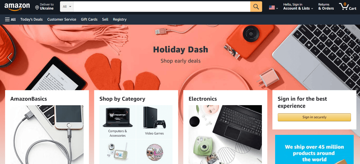 Торговая платформа Amazon
