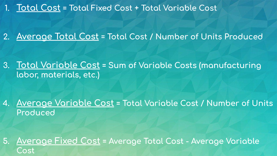 how do you find average variable cost