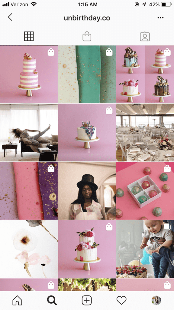 Beautiful Instagram feed