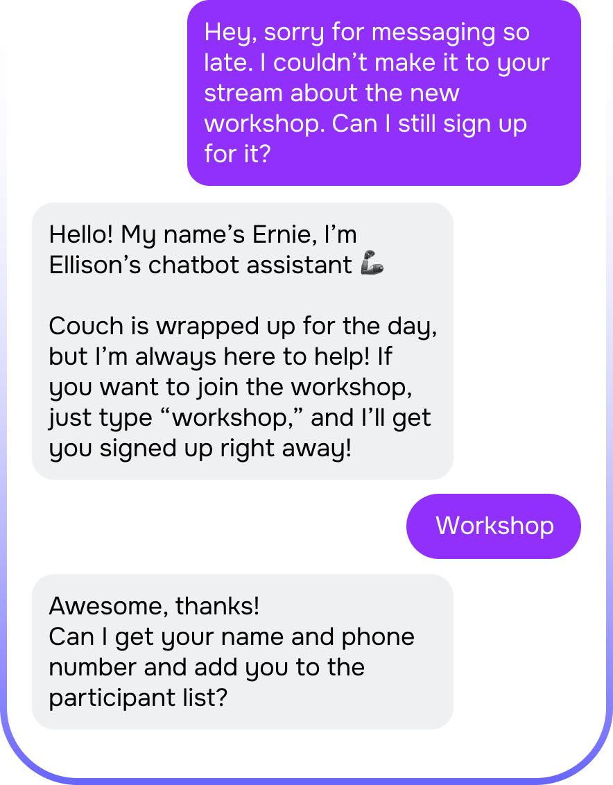 Stay available around the clock