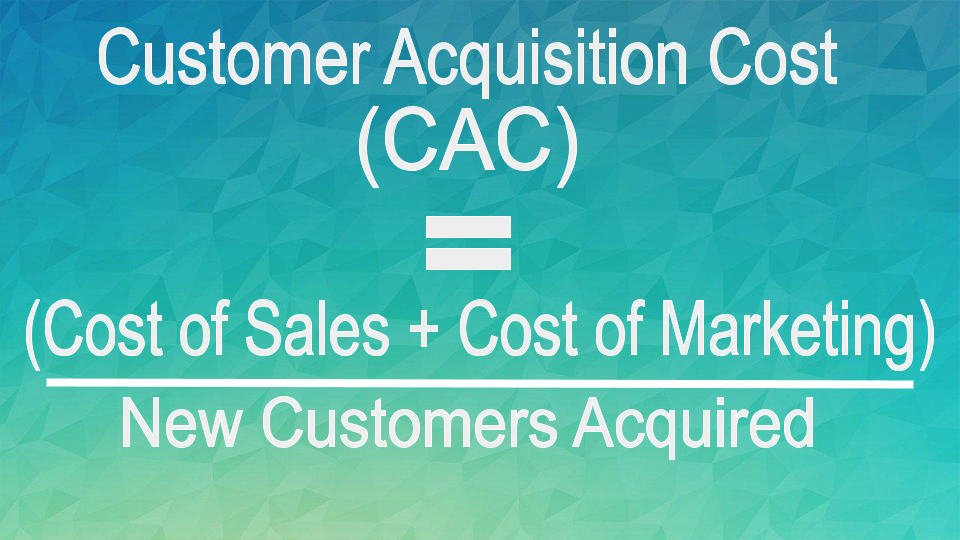 Customer acquisition formula