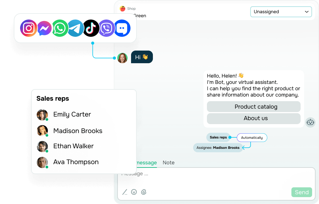 Stay connected with customers