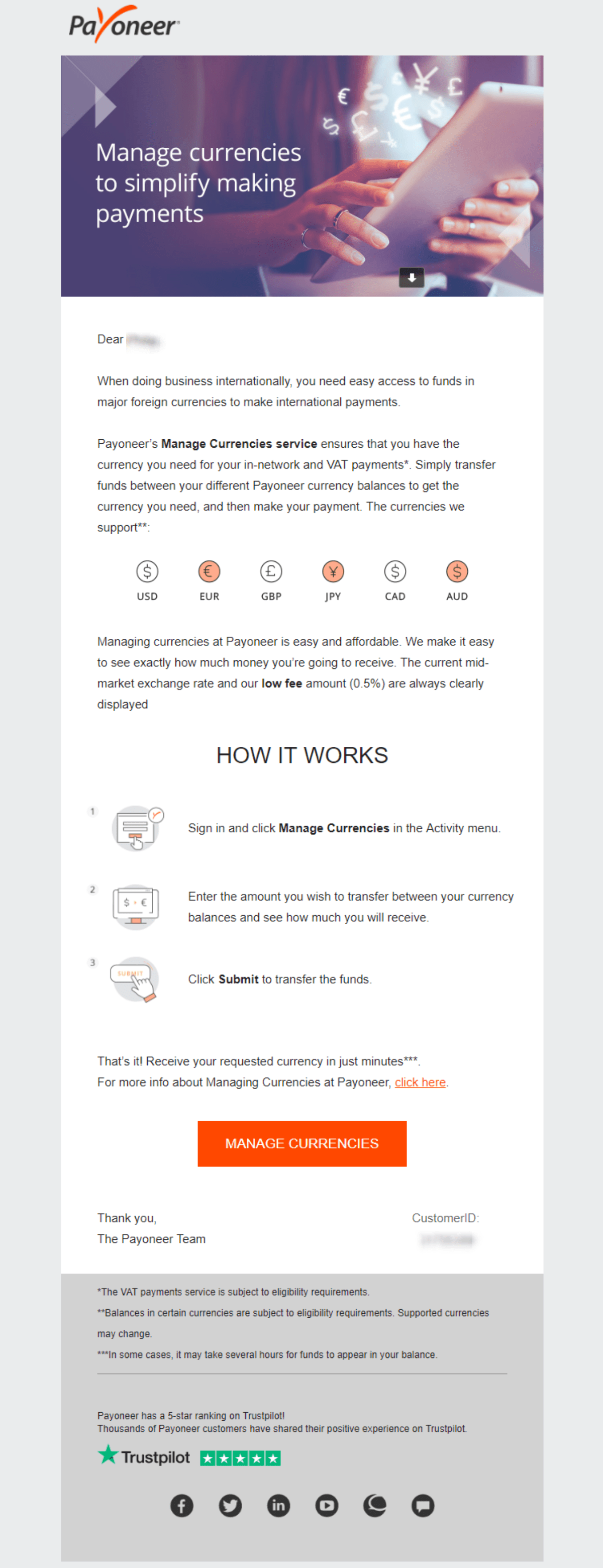 Customer onboarding