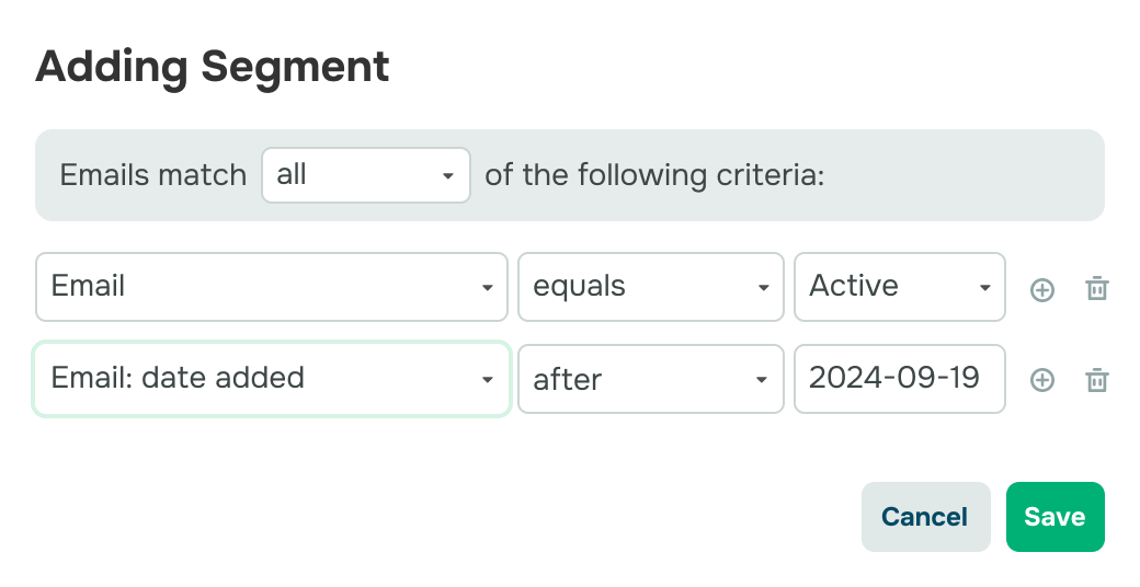 Segment your audience