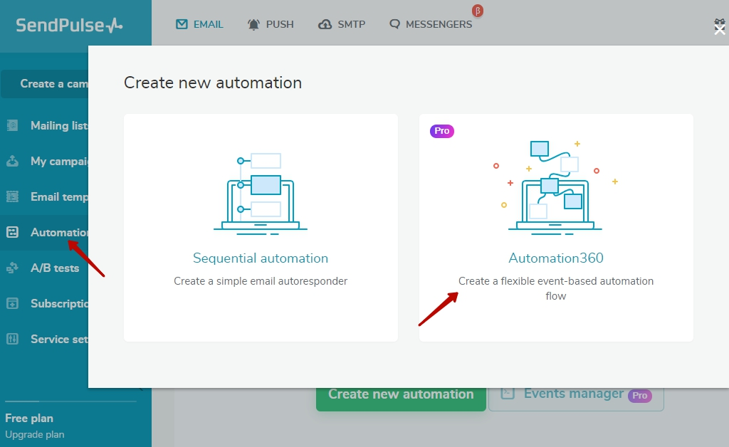 Create automation