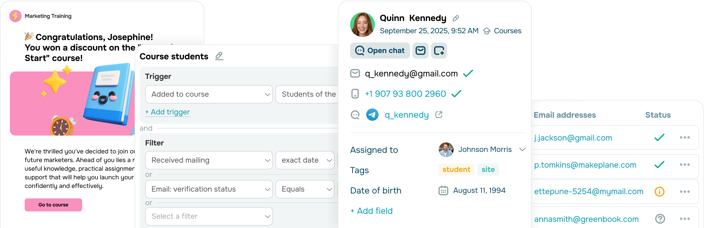 Garantissez une délivrabilité optimale de vos emails.