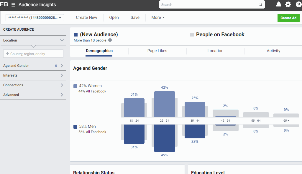 Facebook Audience Insights