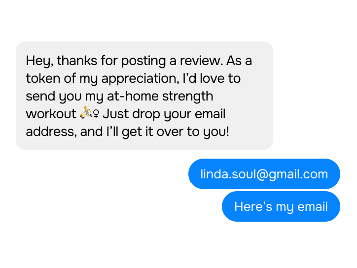 Facebook Messenger chatbot for lead generation