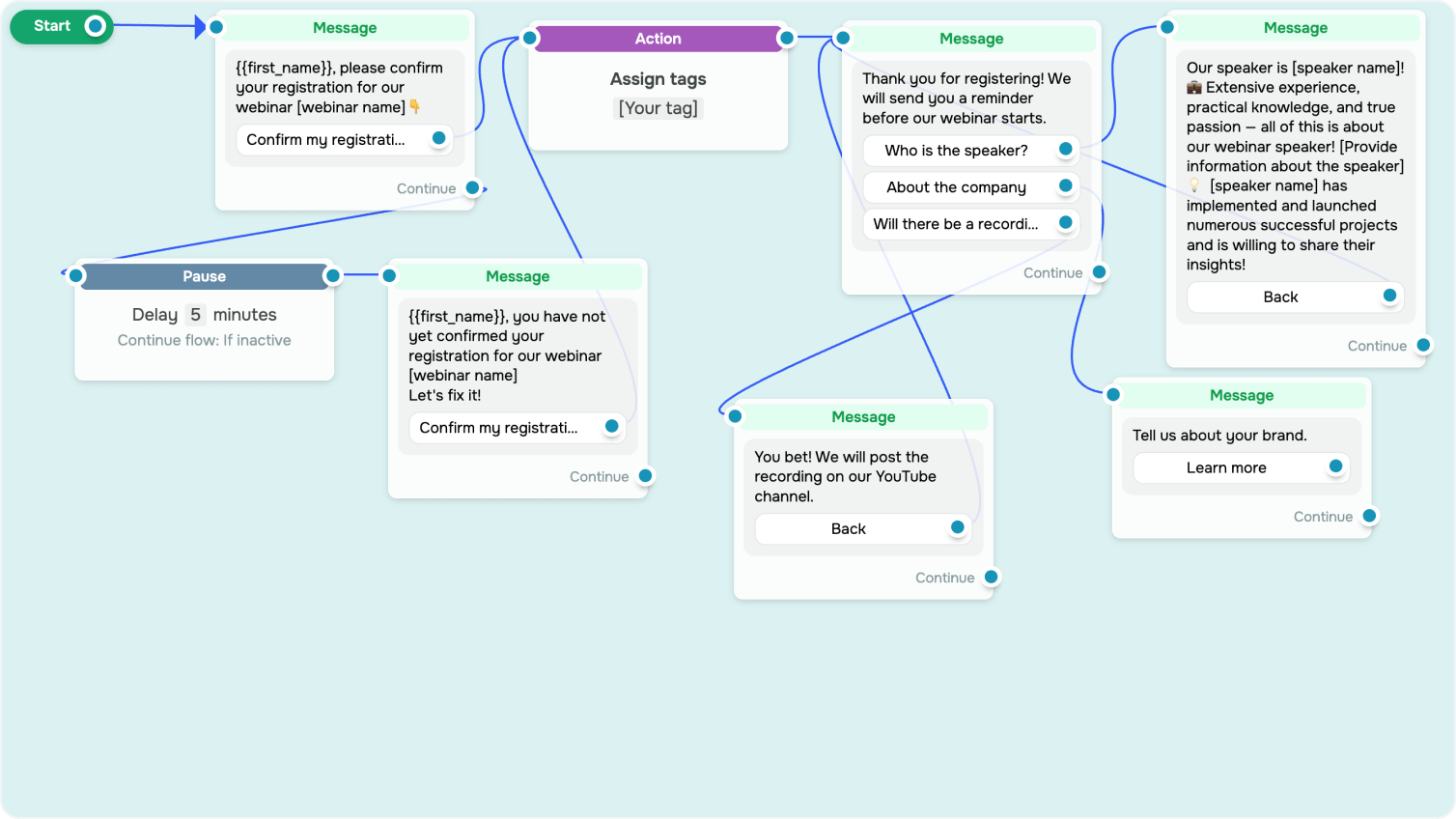 Registrazione a webinar