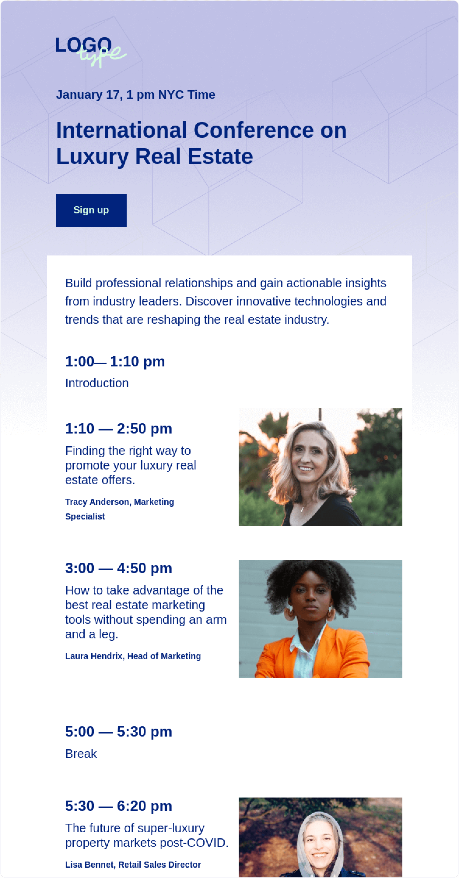 Annunci di conferenze online