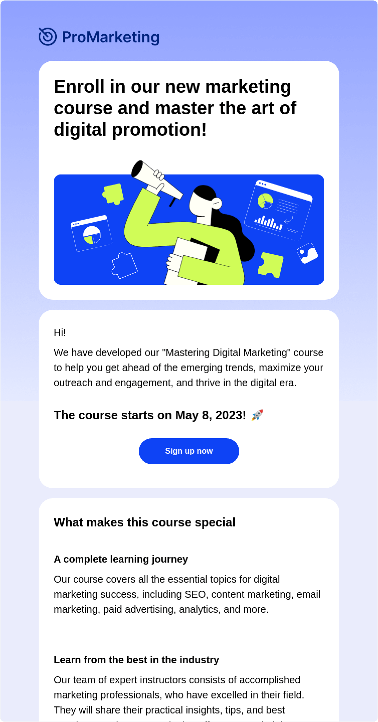 Bestätigung zur Conferma di registrazione a corsi