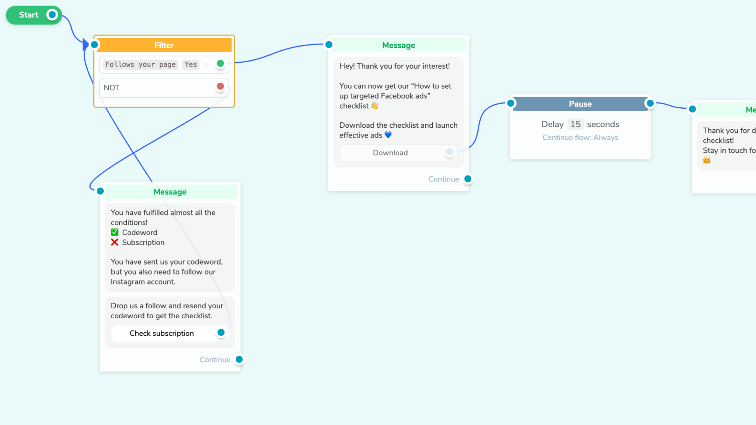 Lead magnet for subscription