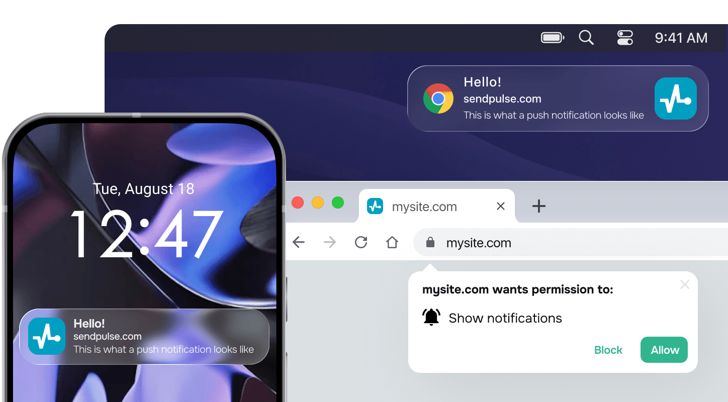 Notificaciones web push