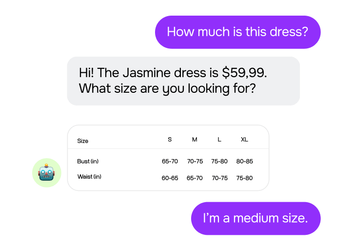 instagram chatbot for sales
