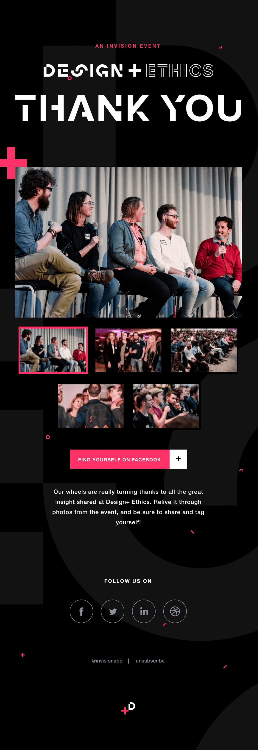 Invision Event Follow-up Email